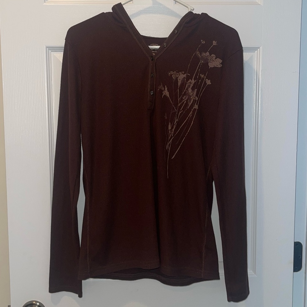 Hooded top